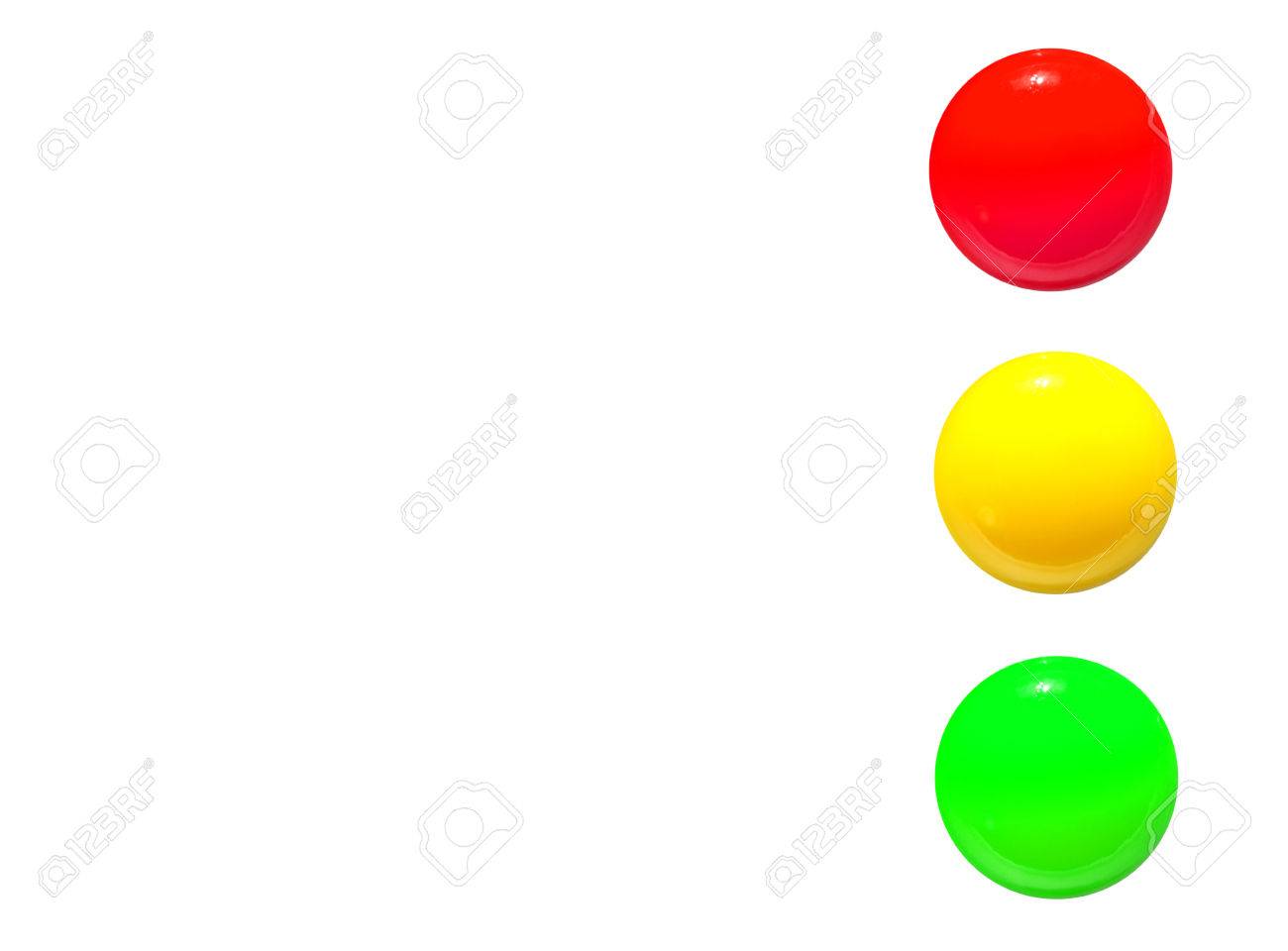Ampel Symbol Rot Gelb Grun Auf Weissem Hintergrund Lizenzfreie