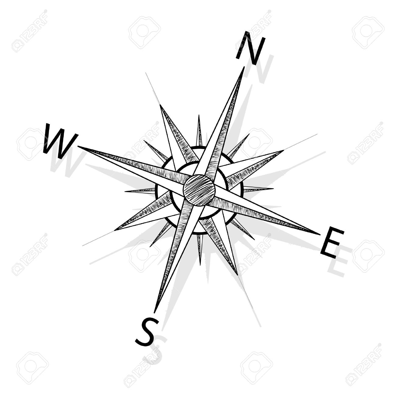 vector compass royalty free cliparts vectors and stock