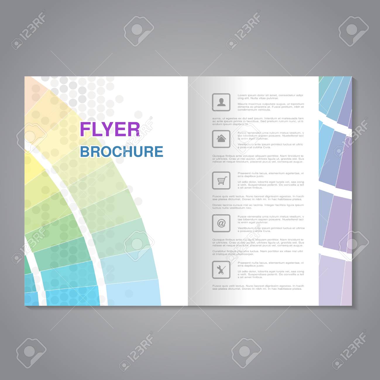 vector modern brochure abstract