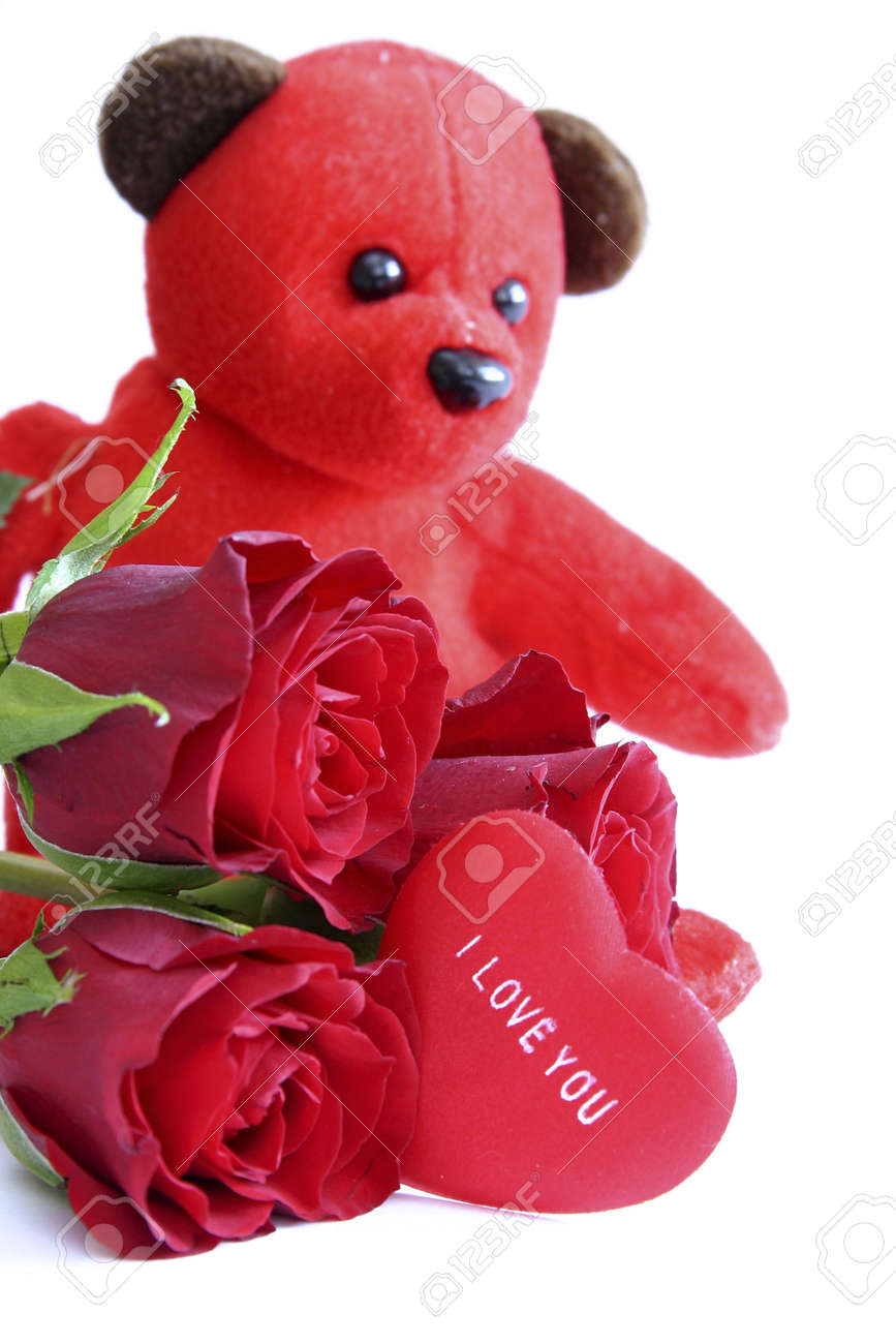 nounours rouge