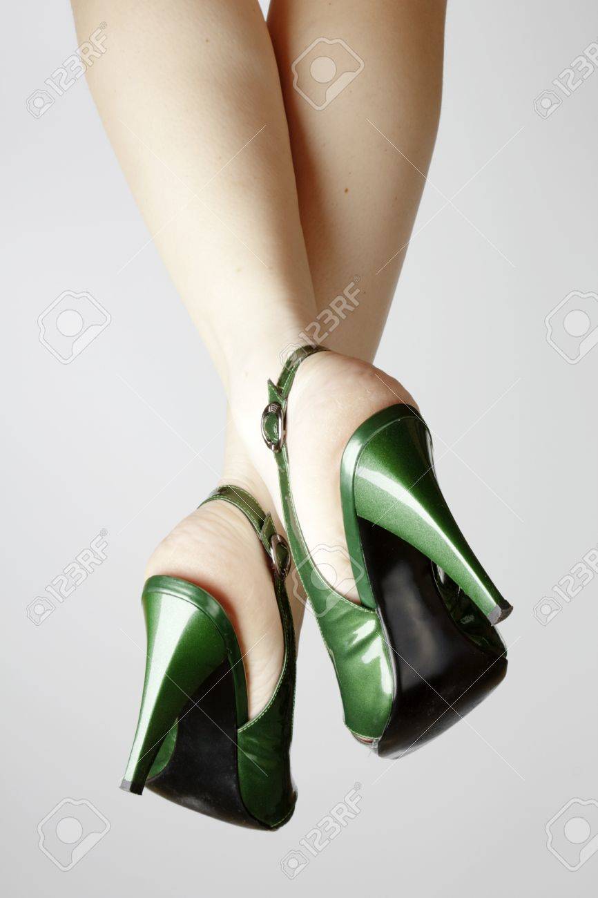 sexy green shoes