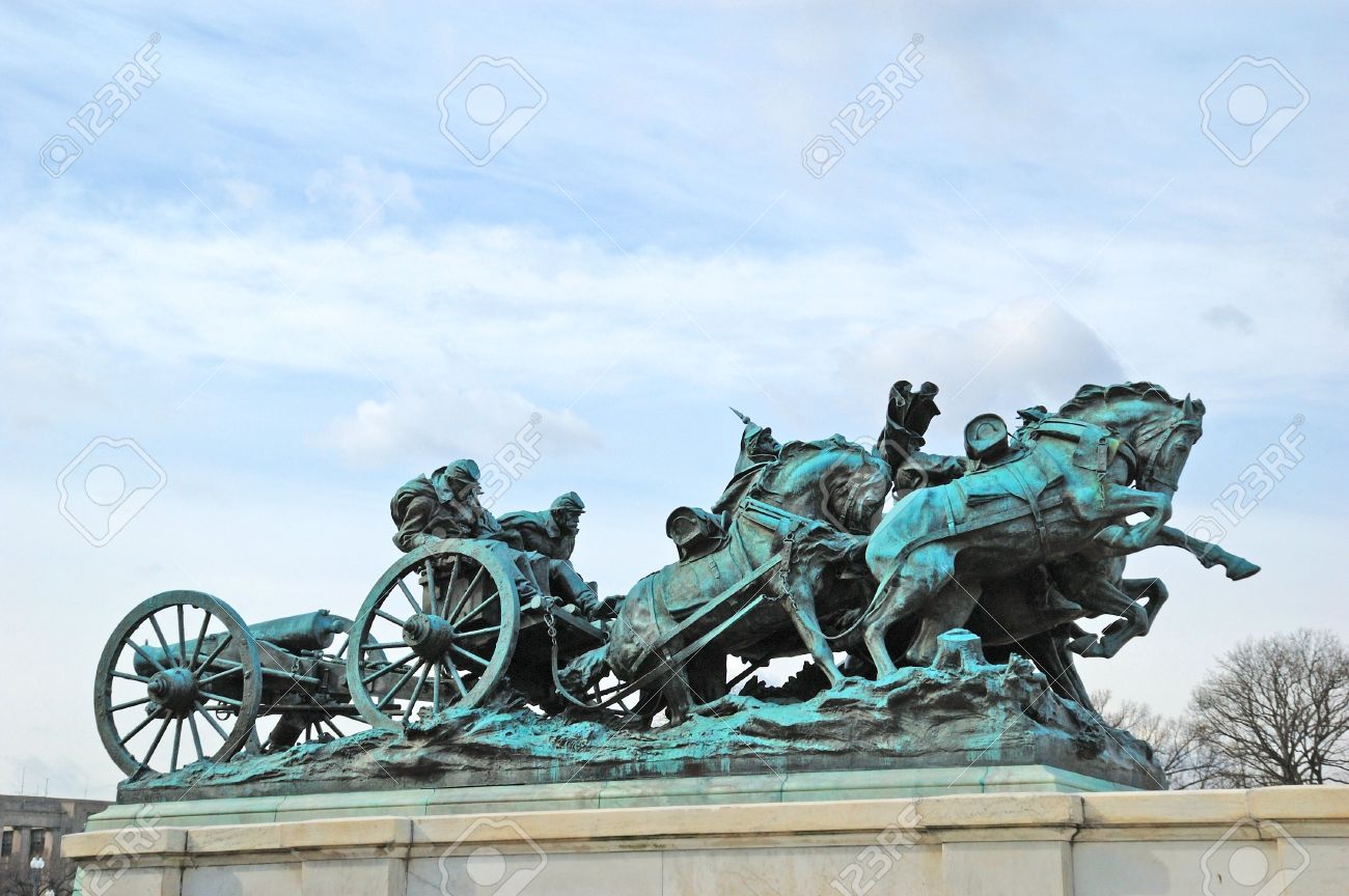 Ulysses S Grant Memorial At The Foot Of Capitol Hill And First Ulysses S Grant Memorial At The Foot Of Capitol Hill And First