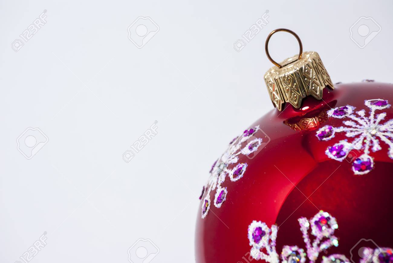 Décorations De Noël En Verre Rouge Boule Sapin De Noël Jouet