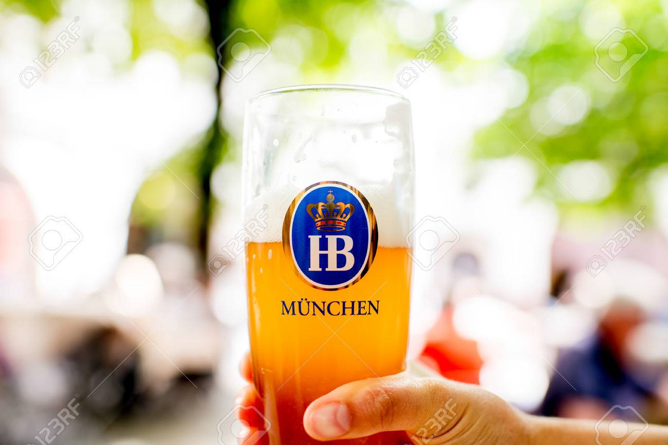 Munich Germany July 03 2016 Famous Bavarian Hofbrauhaus
