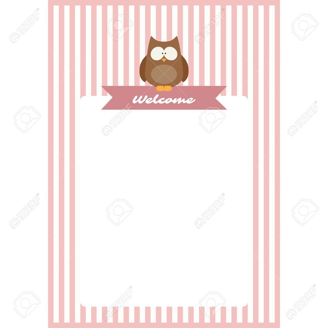 女の子の名札のイラスト素材 ベクタ Image