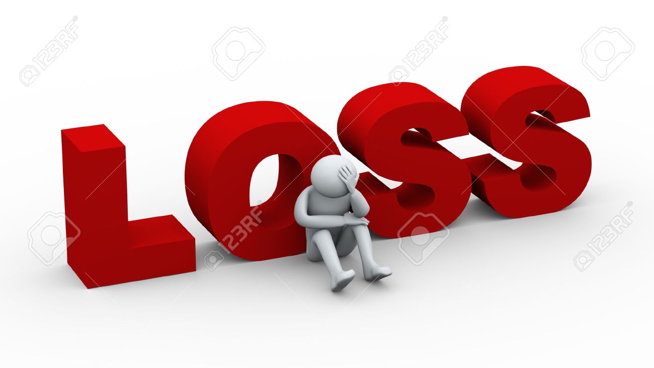 3 D イラスト単語損失と悲しいイライラ人人間のキャラクターの 3 D レンダリング の写真素材 画像素材 Image