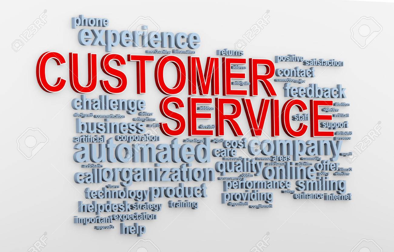3d illustration of customer service words tags stock photo picture customer service words