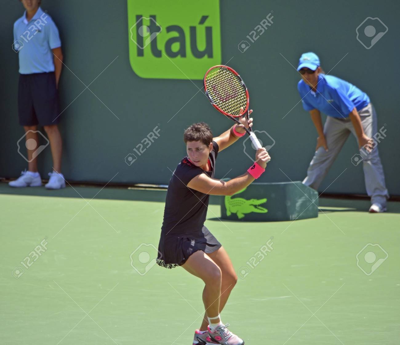 Carla Suarez Navaro Preparing To Hit A Backhand During A Rally Stock Photo Picture And Royalty Free Image Image Carla Suarez Navaro Preparing To Hit A Backhand During A Rally Stock Photo Picture And Royalty Free Image Image
