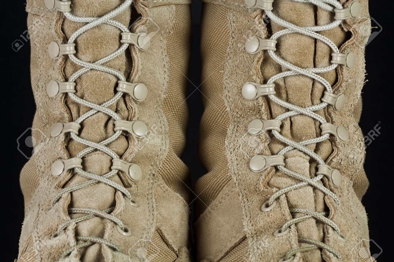 lace boots military style