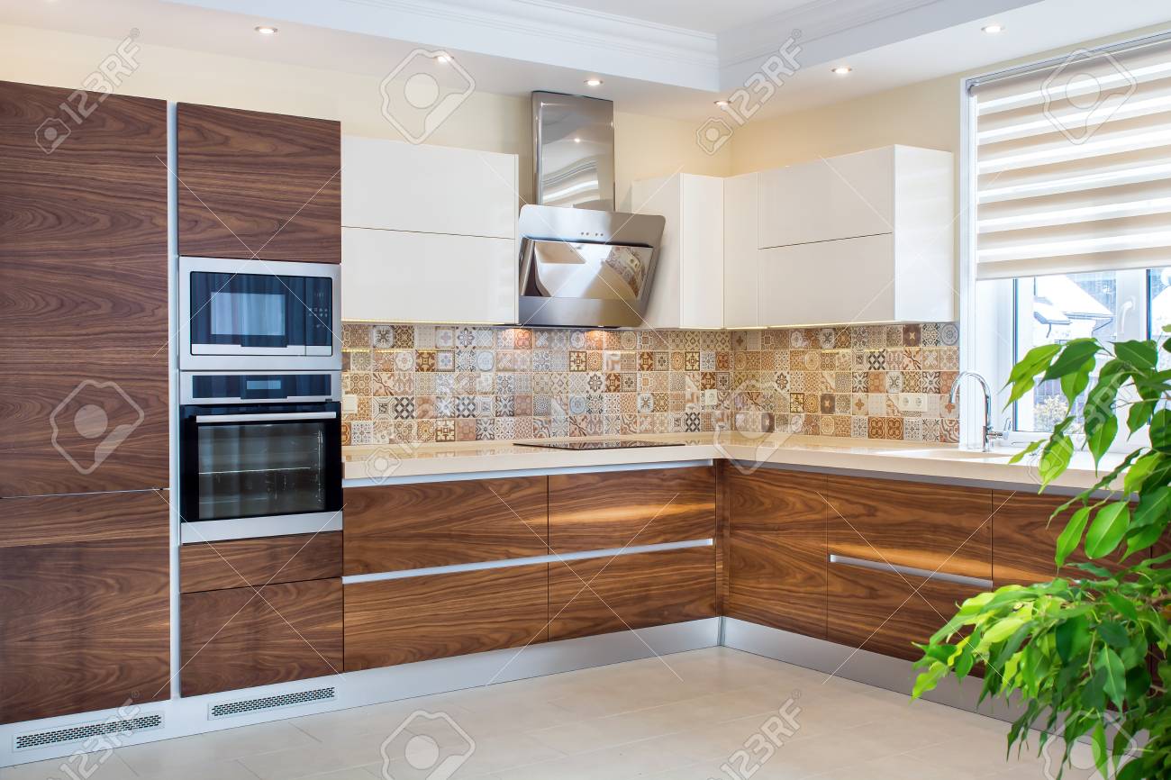 Modern Home Interior Modern Design Of The Kitchen In A Light