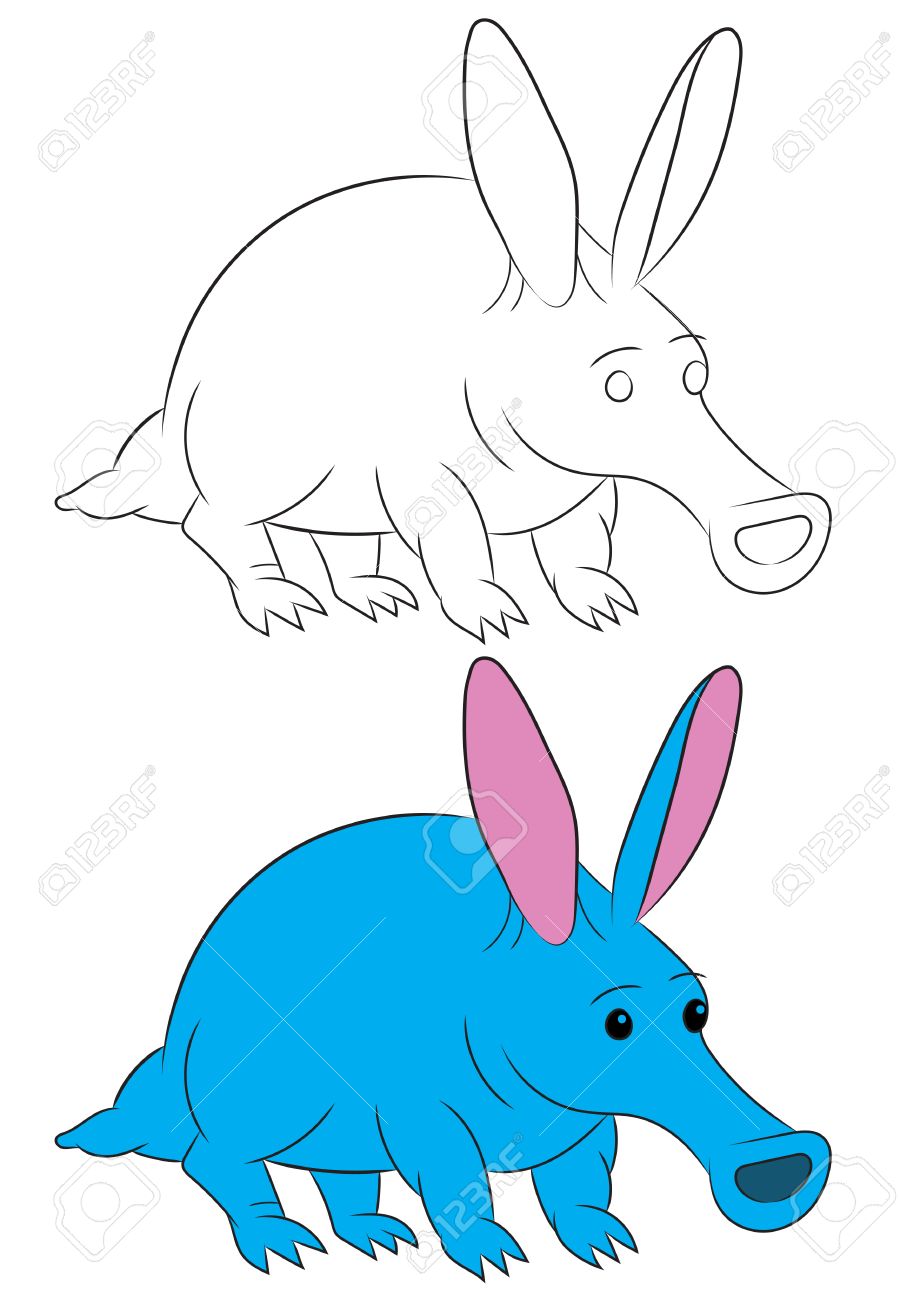 彩色の子供向けの本のモグラのイラストのイラスト素材 ベクタ Image