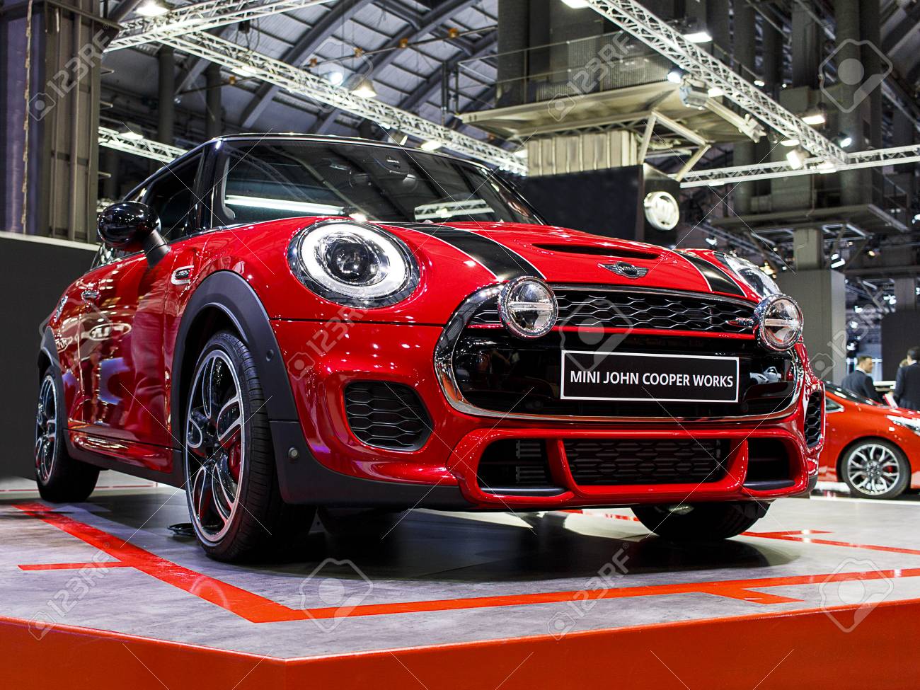 Barcelona Spain May 2015 Mini John Cooper Works Stock Photo