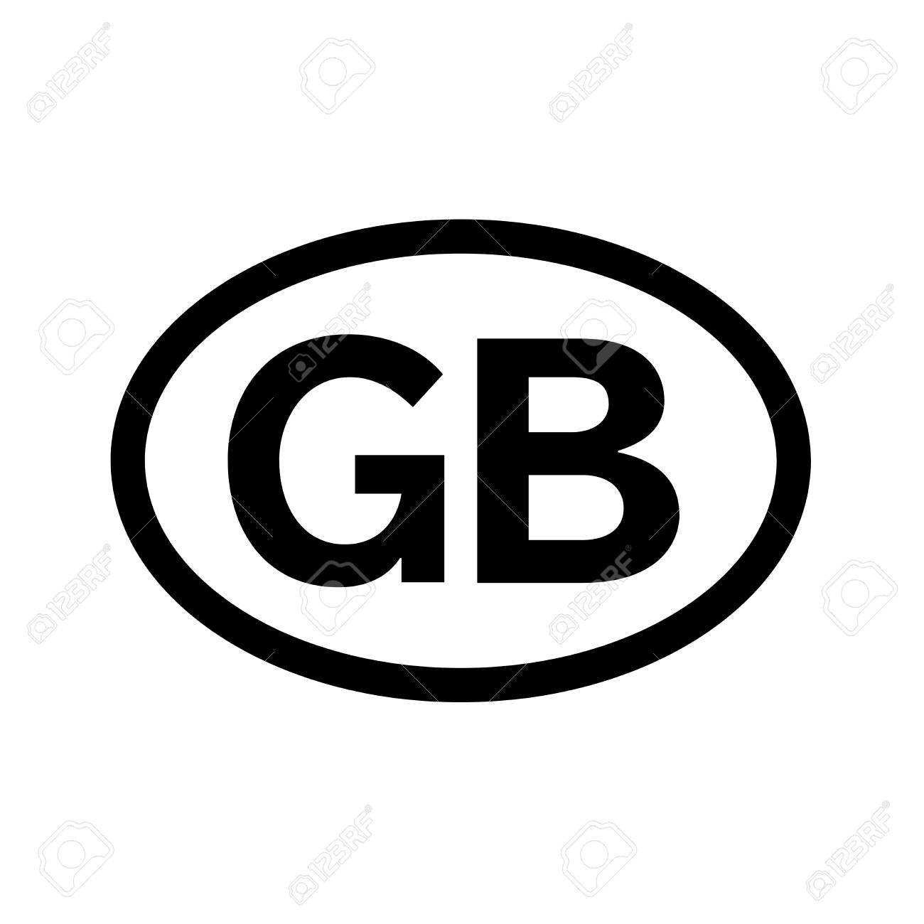 Country Code Great Britain Stock Photo Picture And Royalty Free Image Image 117724992