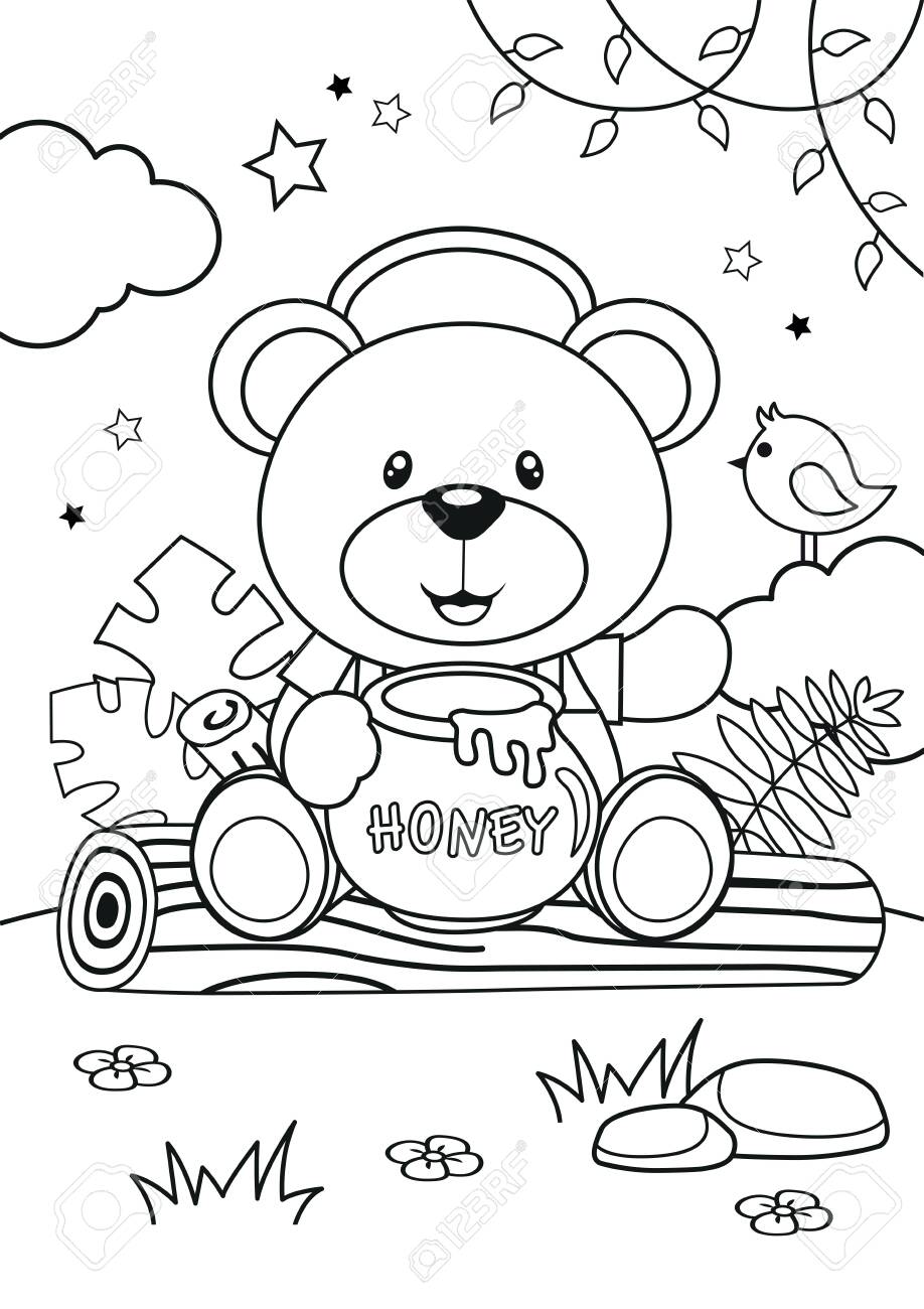 82 Collections Kawaii Bear Coloring Pages Best
