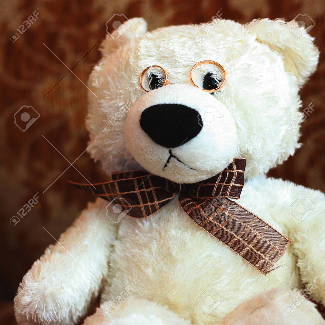 stuffed bear eyes