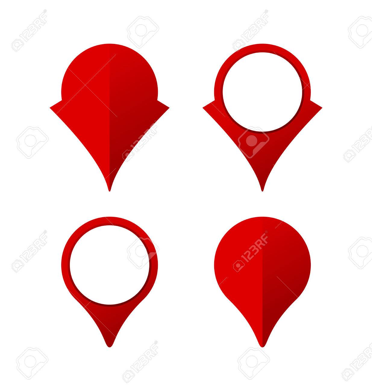 collection of pinpoint icon can be used for logo or various map map pinpoint
