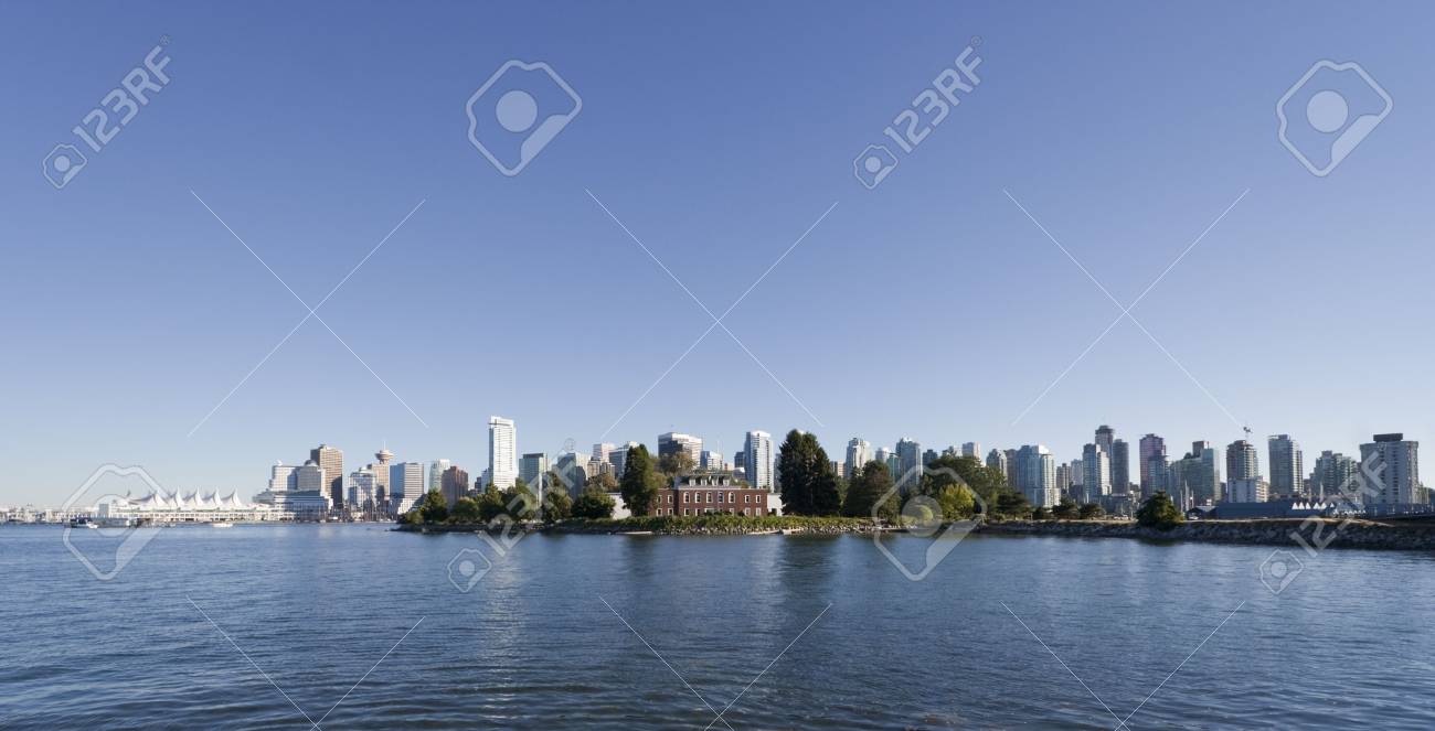 Panorama Of Vancouver British Columbia Canada With Canada Stock Photo Picture And Royalty Free Image Image