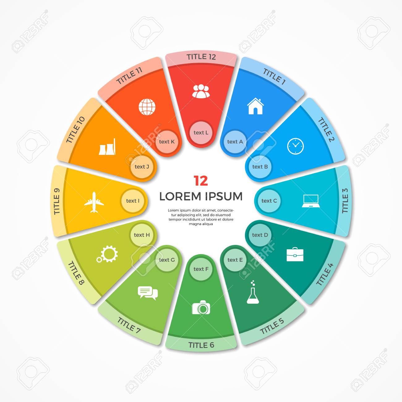 circular infographic template