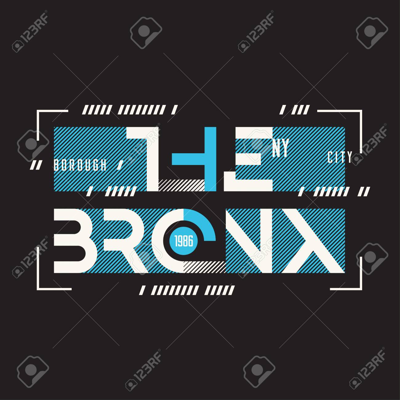 The Bronx New York vector t-shirt and apparel geometric design, - 97043625 The Bronx New York vector t-shirt and apparel geometric design, - 97043625