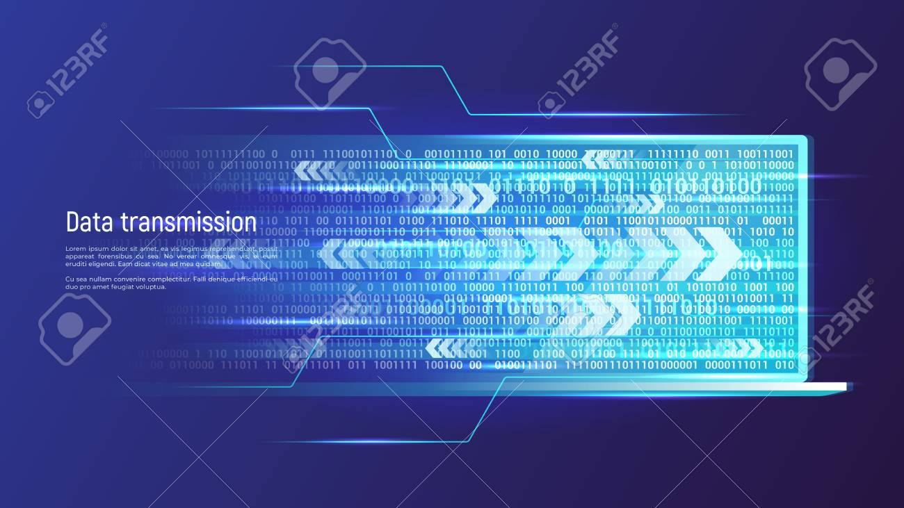 Data transmission technology concept. Vector illustration. - 101913236 Data transmission technology concept. Vector illustration. - 101913236