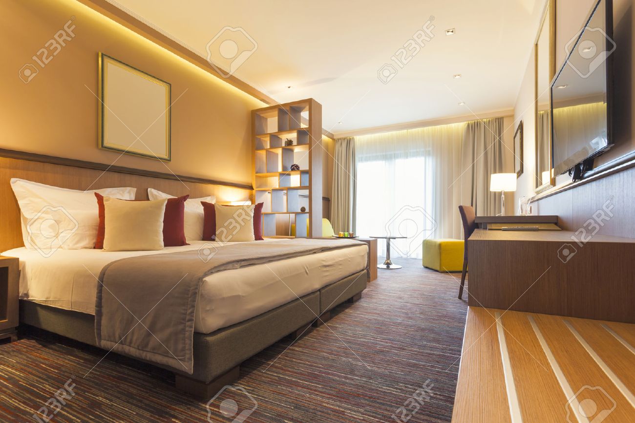Modern Hotel Bedroom interior of a modern hotel bedroom stock photo, picture and Modern Hotel Bedroom interior of a modern hotel bedroom stock photo, picture and