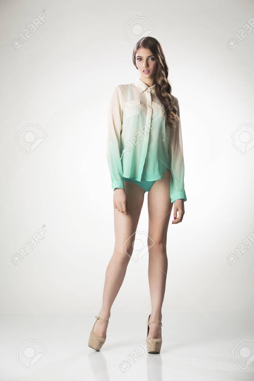 Women in shirt and panties Clearance