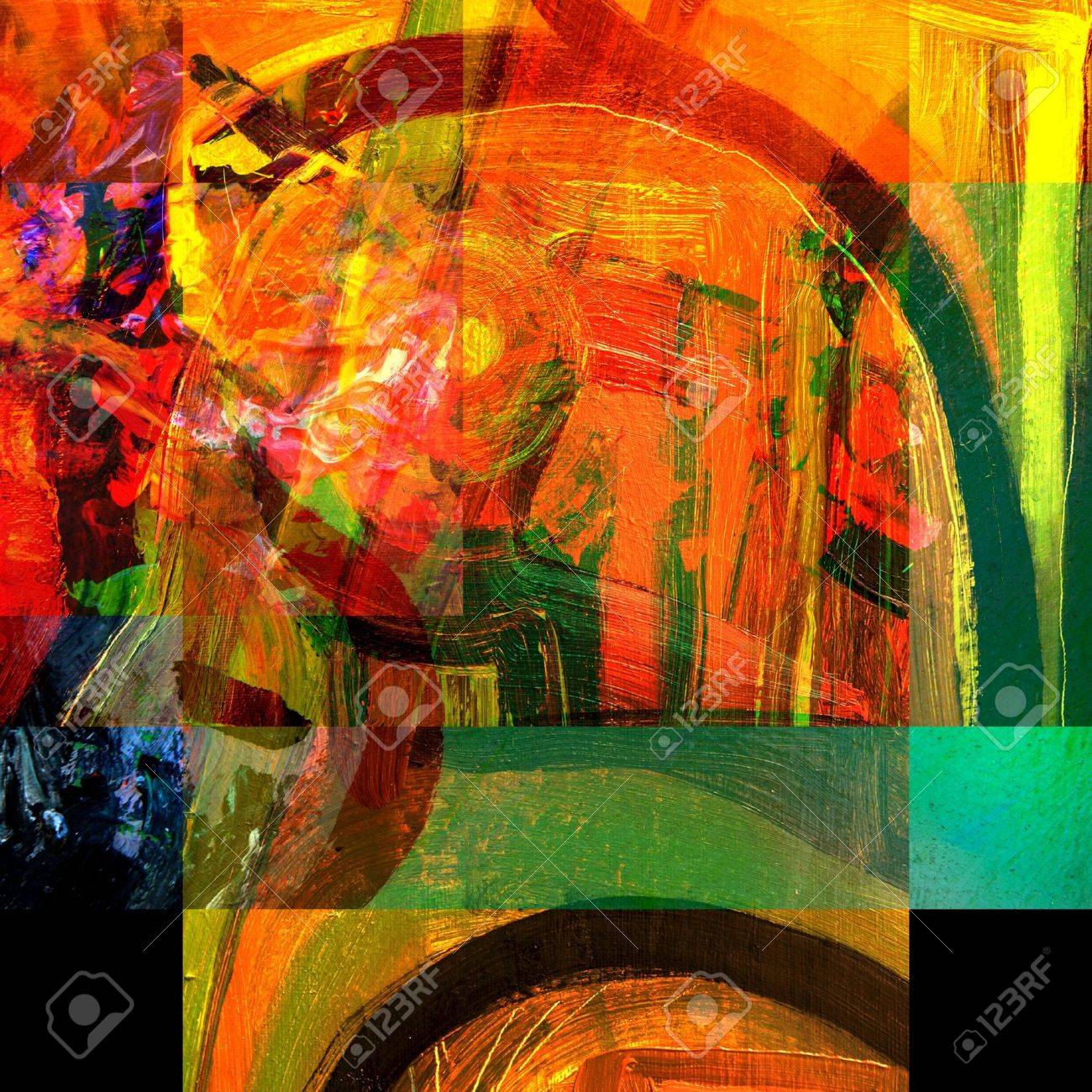 元の大きいの非常に良いイメージ スケール抽象絵画のキャンバス の写真素材 画像素材 Image