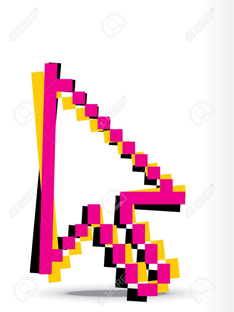 abstract cursor mouse symble