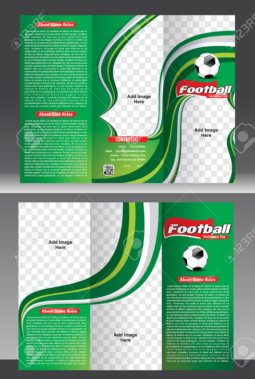 golf tournament brochure template