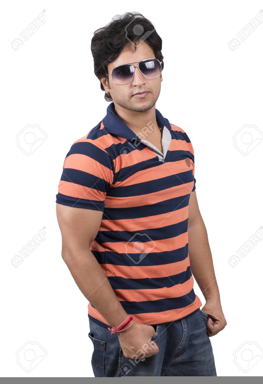 male tshirt model
