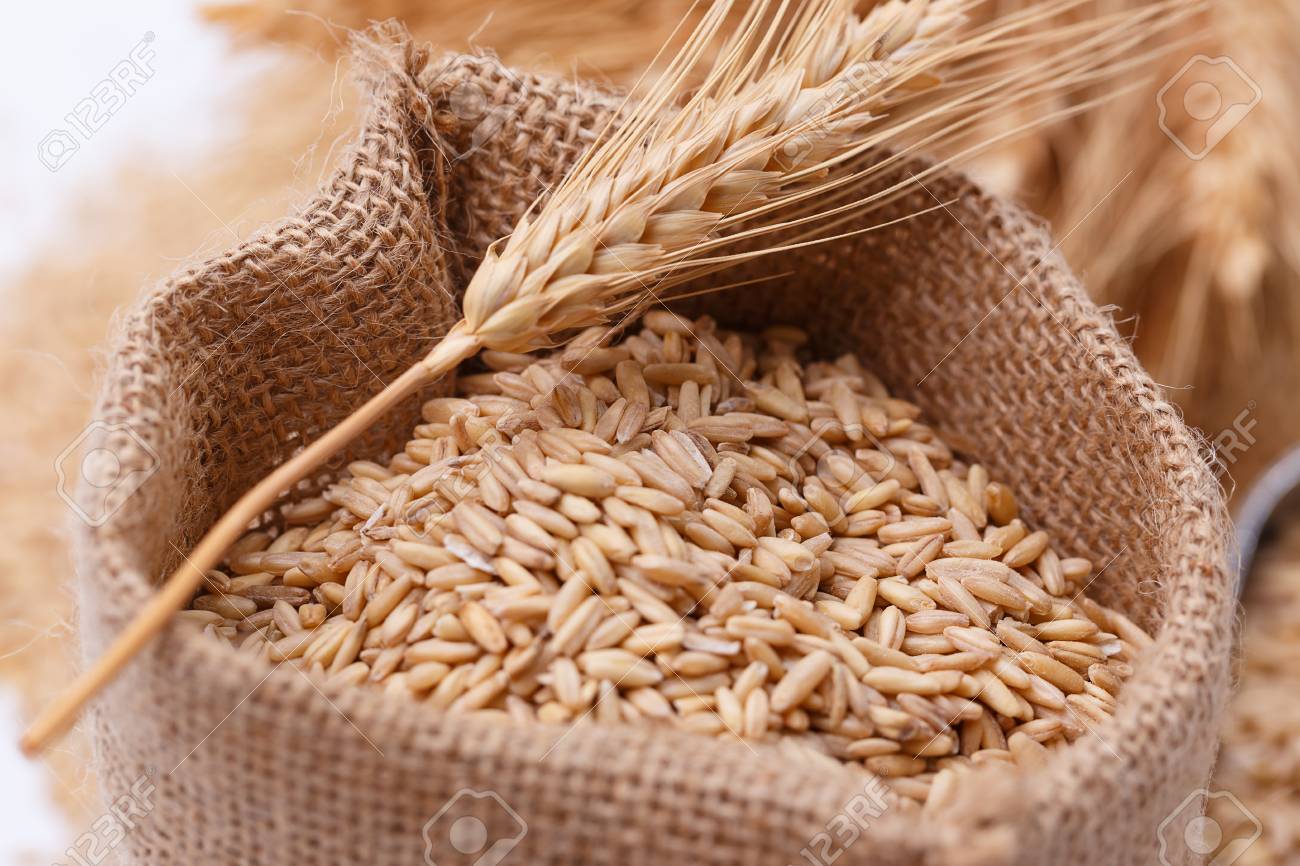 Download Pearl Barley In Sack Bags Stock Photo Picture And Royalty Free Image Image 92436898 Yellowimages Mockups