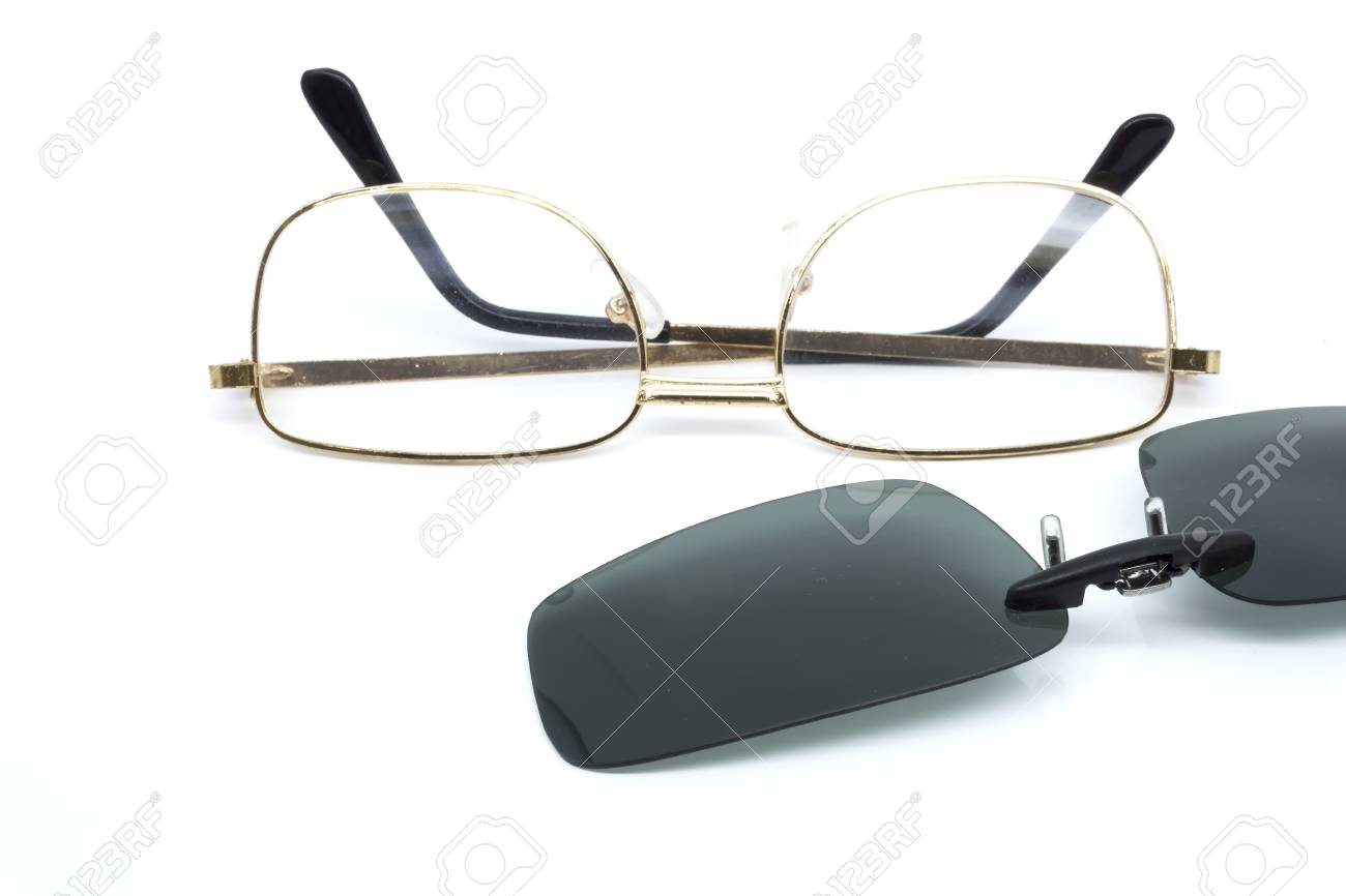 glasses with clip on sunglasses
