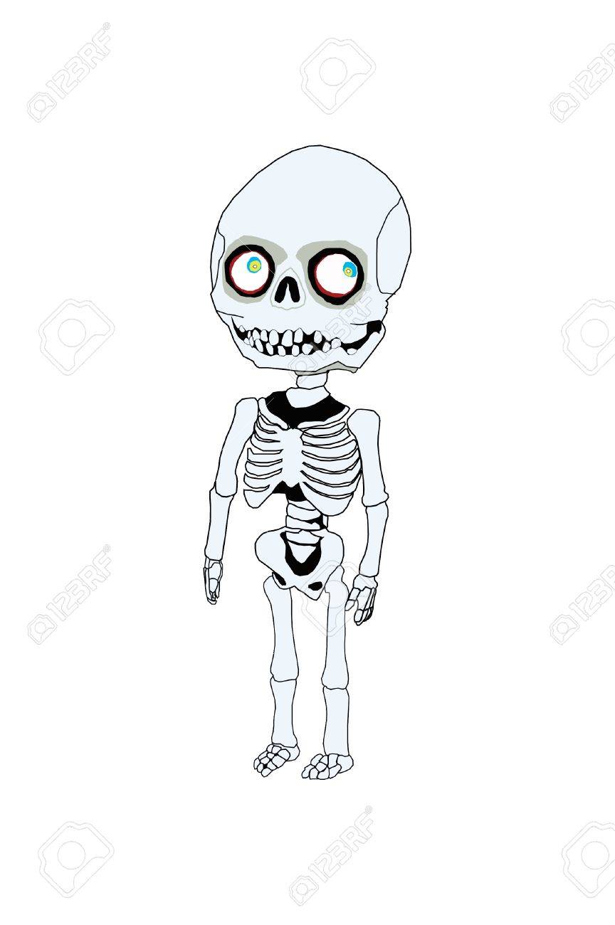 子供の骨格のイラスト素材 ベクタ Image