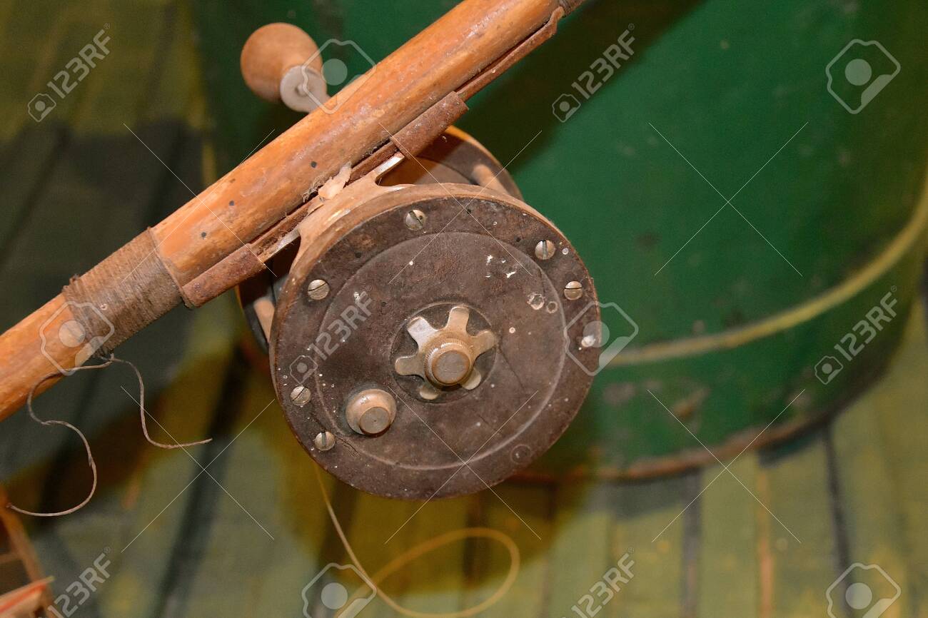 old fishing rods