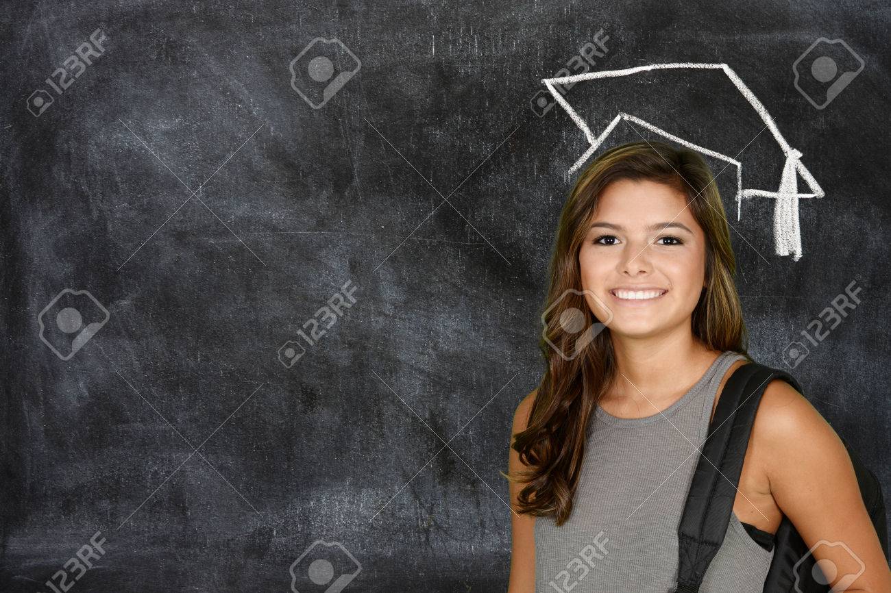 Student going to class at her college - 44186810 Student going to class at her college - 44186810