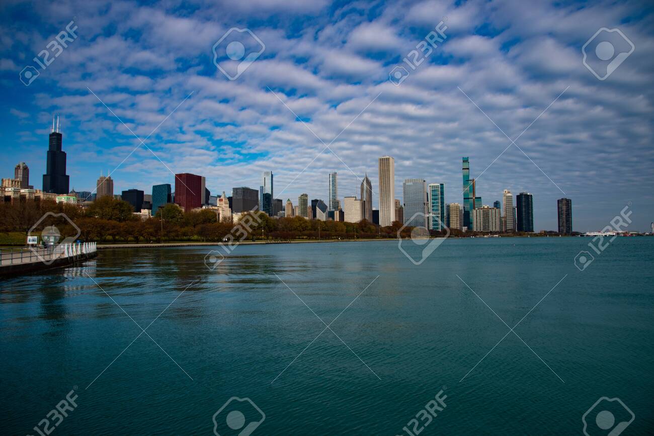 Downtown views of Chicago, the third most populated city in the US. - 144134803 Downtown views of Chicago, the third most populated city in the US. - 144134803