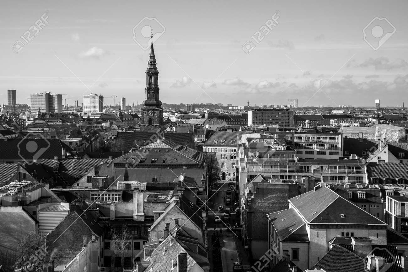 Views of Copenhagen from the top of the Round Tower - 154528141 Views of Copenhagen from the top of the Round Tower - 154528141