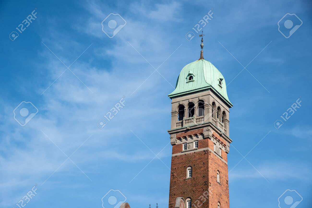 Facade of the city hall in Copenhagen (DK) - 154528396 Facade of the city hall in Copenhagen (DK) - 154528396