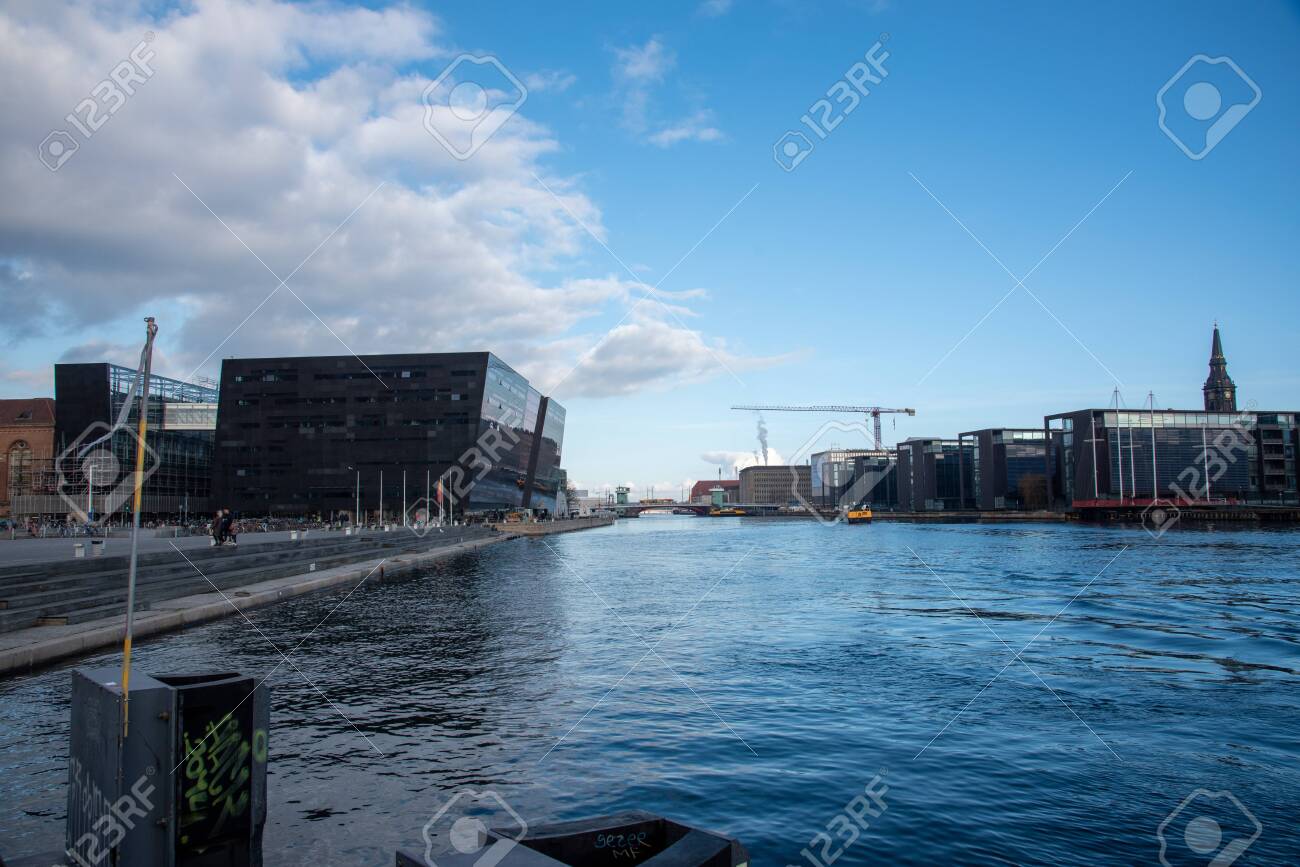 Views of the buildings beside the water in Copenhagen (DK) - 154537465 Views of the buildings beside the water in Copenhagen (DK) - 154537465