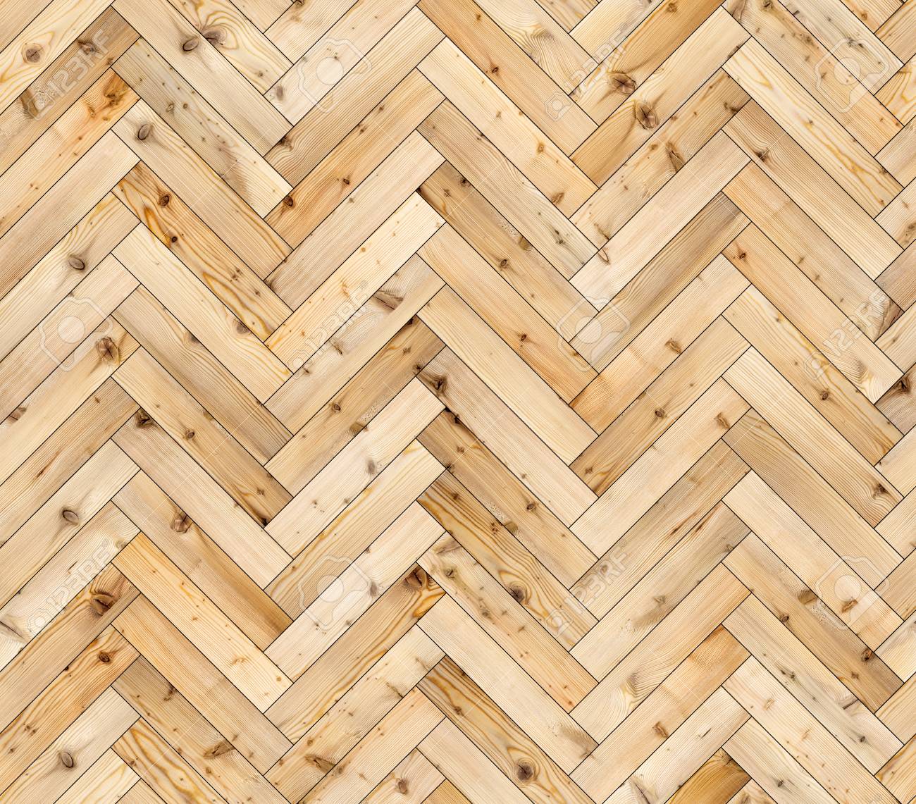 ヘリンボーン天然カラマツ フローリング シームレスな床のテクスチャ の写真素材 画像素材 Image