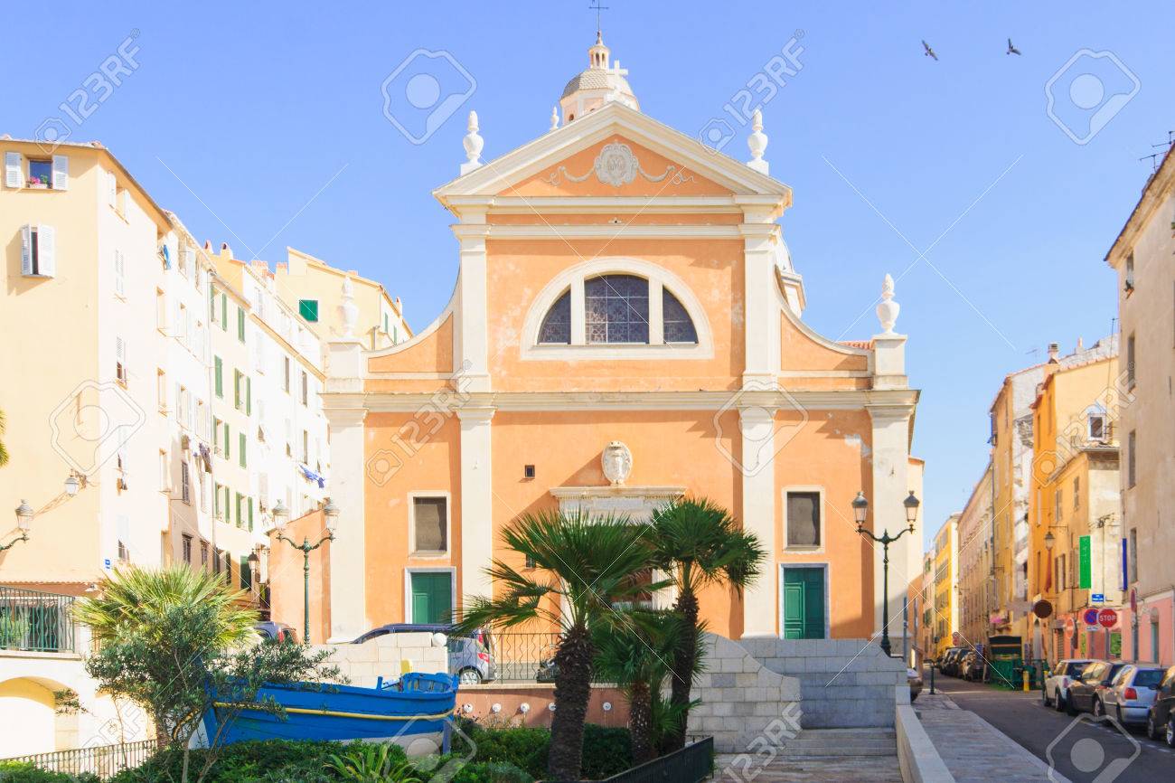 The Cathedral Of Ajaccio Cathedral Of Our Lady Of The Assumption Corsica France Stock Photo Picture And Royalty Free Image Image