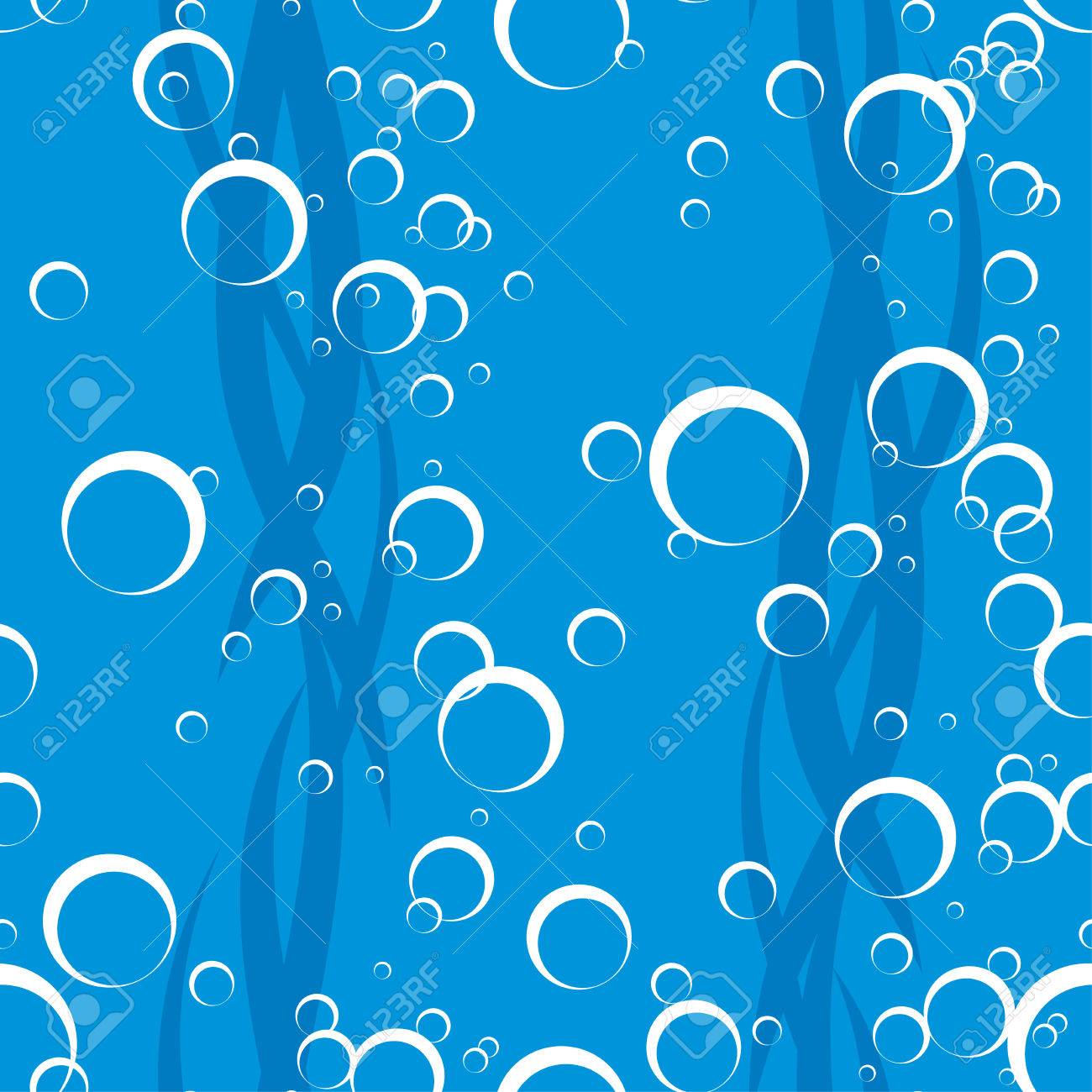 抽象的な空気泡と海藻水中シームレス パターン Eps8 ベクトル イラスト のイラスト素材 ベクタ Image