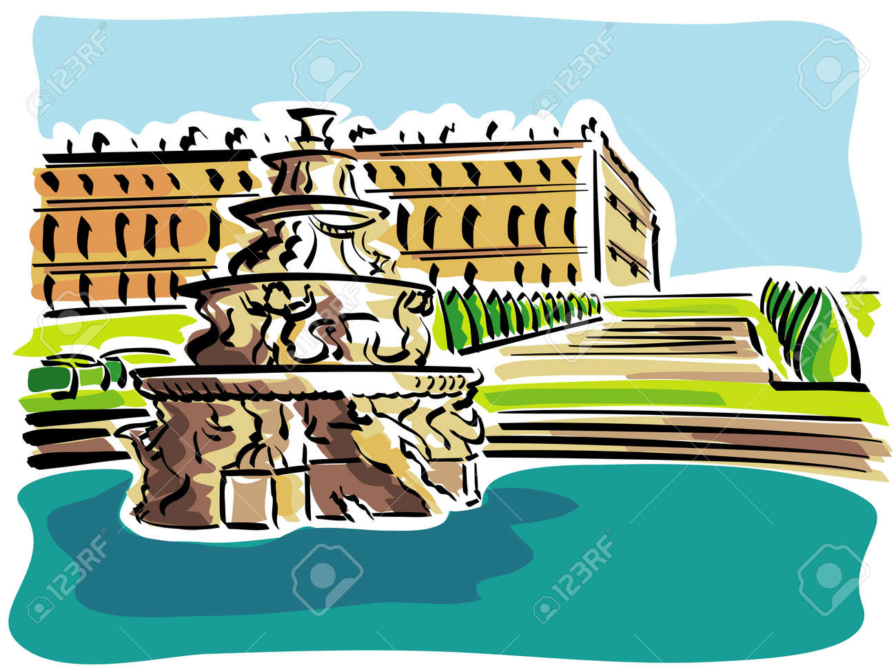 ベルサイユ宮殿の絵 Farmnatural In