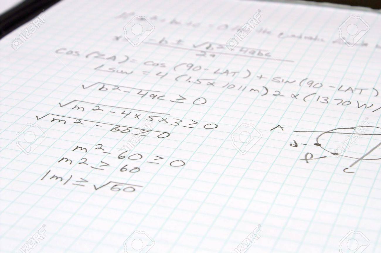 an algebra mathematic problem on a sheet of graph paper stock photo algebra 2 graph paper