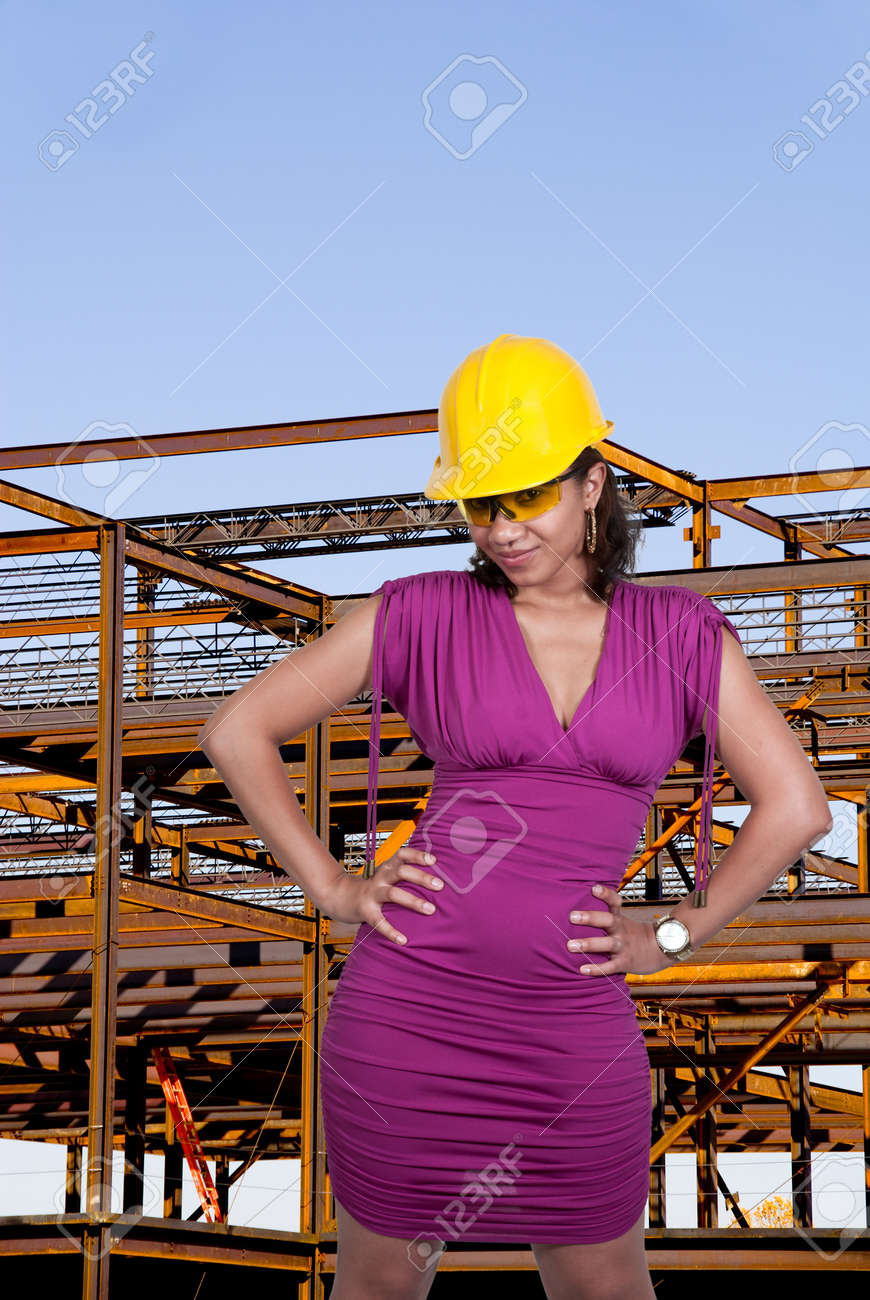 purple construction hard hats