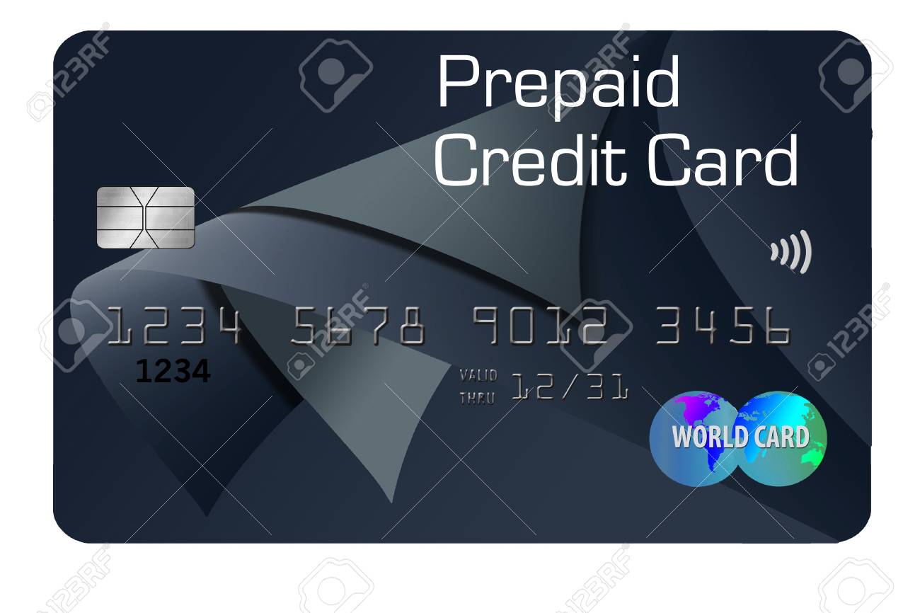 Prepaid Visa Card >> Stock Illustration Prepaid Visa Card >> Stock Illustration