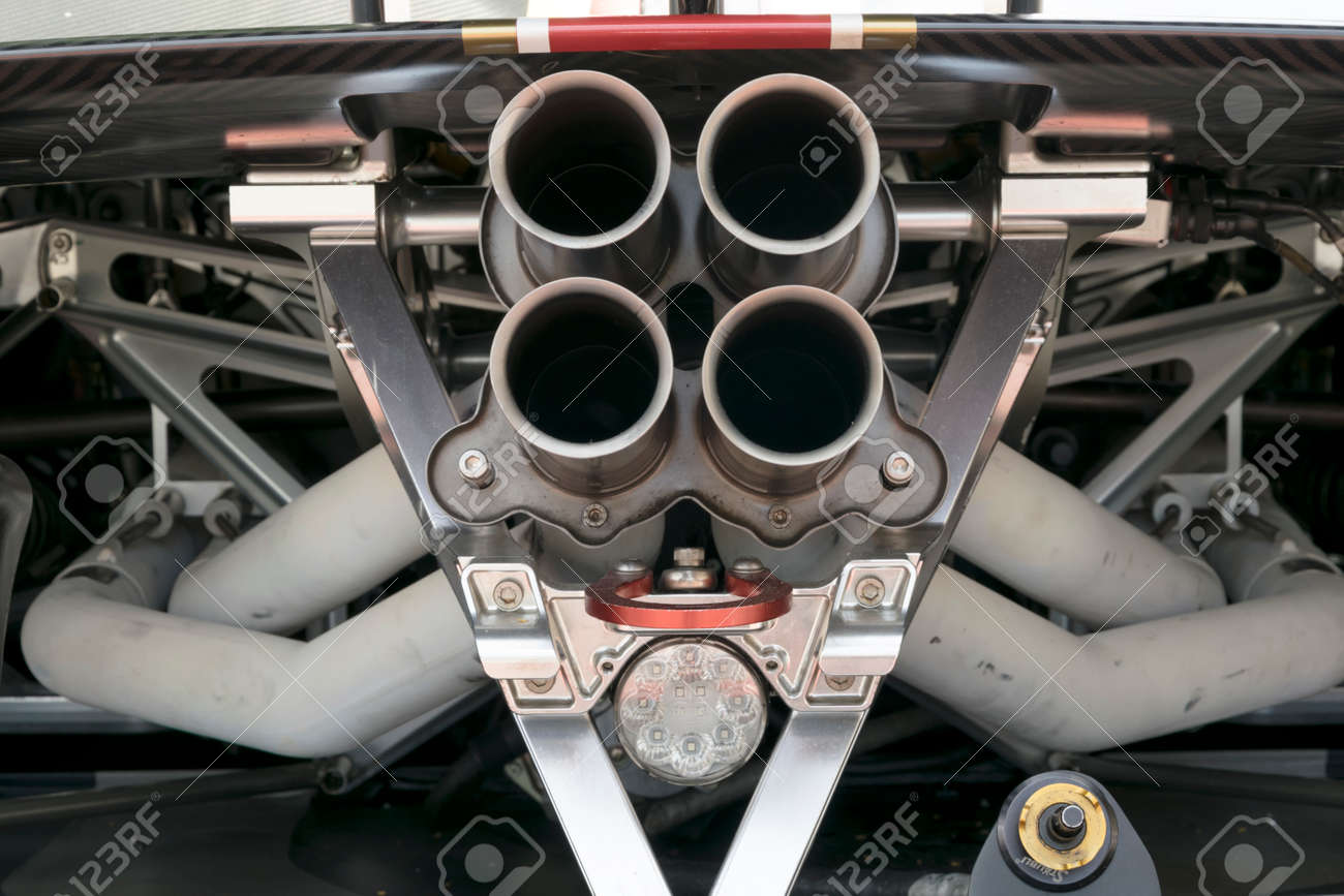Pagani Zonda Exhausts Detail Stock Photo, Picture and Royalty Free Image.  Image 44746837.
