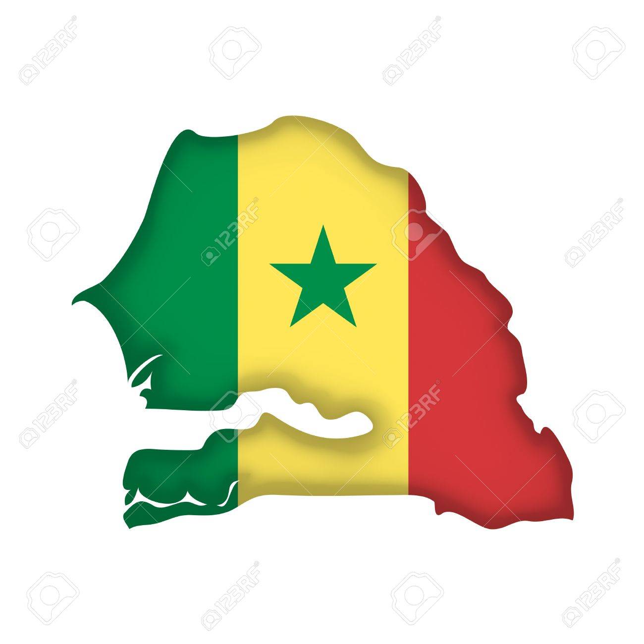 Map Flag Senegal Royalty Free Cliparts Vectors And Stock Illustration Image