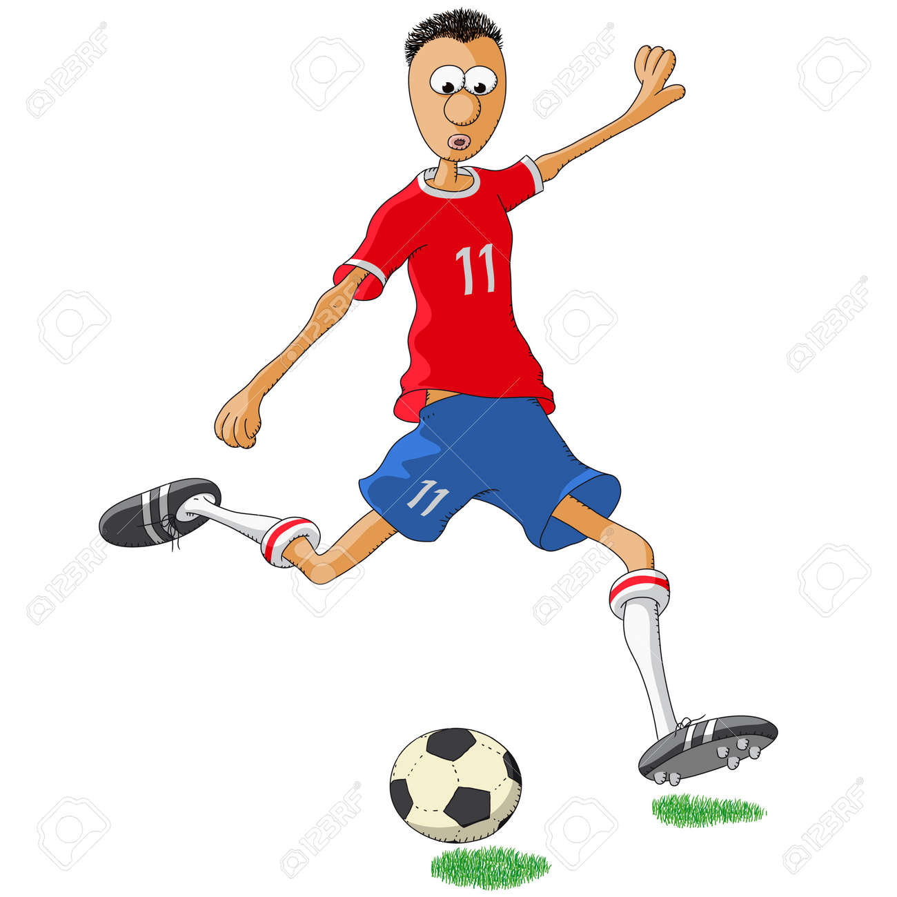 チリのサッカー選手 のイラスト素材 ベクタ Image