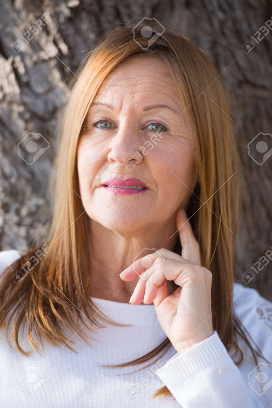 Mature Posing Outside Mature Posing Outside
